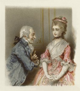 Ilustracja do Szkoły skandalu (chromolitho) autorstwa Lucius Rossi