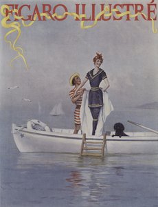 Pełna woda na morzu, okładka Le Figaro Illustre, sierpień 1894 r