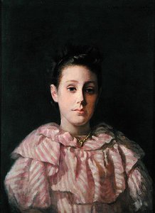 Portret młodej dziewczyny autorstwa Lucius Wolcott Hitchcock