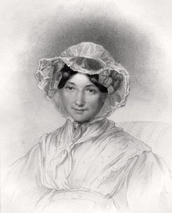 Frances Trollope, sztychowane przez W. Holla, z „Narodowej Galerii Portretów, tom IV”, wydana ok. 1820 r. autorstwa Lucy Adams