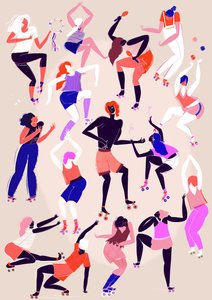 Roller Disco, 2015 (digital)
