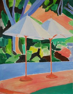Parasol, 2022 (olej na płótnie)