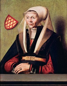 Portret żony artysty autorstwa Ludger the Elder tom Ring