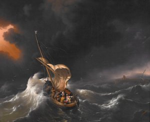 Chrystus uciszający burzę na Jeziorze Galilejskim