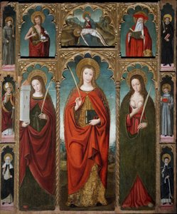 Poliptyk Świętej Dewoty, ok. 1517 (tempera na panelu)