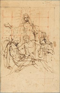 Pieta (rekto) autorstwa Ludovico Cardi called Cigoli