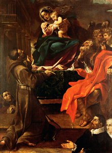 Święta Rodzina ze św. Franciszkiem i Darczyńcami