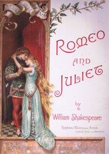 Strona tytułowa, ilustracja z Romea i Julii,