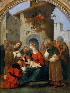 Adoracja Trzech Króli, 1522.