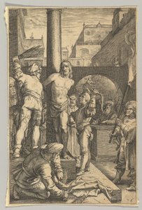 Biczowanie, z Męki Pańskiej, ca. 1623.