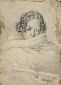 Portret pisarki Bettine von Arnim 1785-1859, z domu Brentano, ok. 1809.