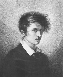 Autoportret, 1813 autorstwa Ludwig Emil Grimm