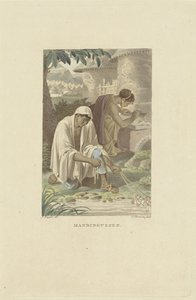 Mandinka, mieszkańcy Afryki Zachodniej Mandinguese (tytuł na obiekcie) autorstwa Ludwig Gottlieb Portman