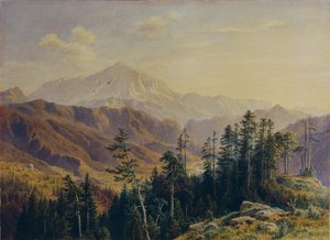 Schneeberg w Dolnej Austrii widziany z Gutenstein