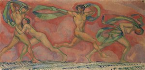 Fryz taneczny, 1912. autorstwa Ludwig von Hofmann