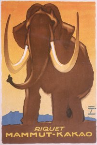 Reklama „Riquet Mammut-Kakao” autorstwa Ludwig Hohlwein