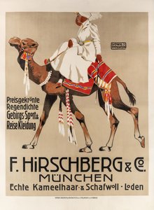 Hirschberg & Co. Odzież sportowa i podróżna, 1907. autorstwa Ludwig Hohlwein