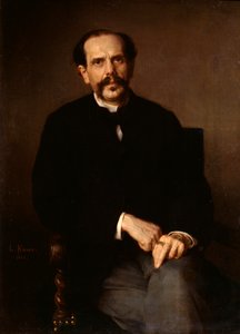 Portret mężczyzny”, 1861. autorstwa Ludwig Knaus