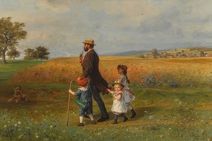 Niedzielny spacer. 1889