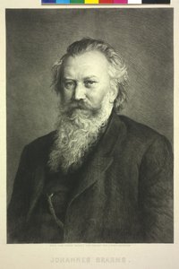 Johannes Brahms autorstwa Ludwig Michalek
