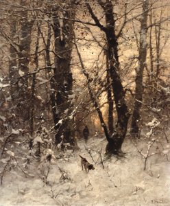 Zimowy zmierzch, 1891