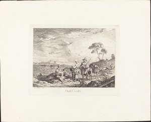 Góra Circello autorstwa Ludwig Richter