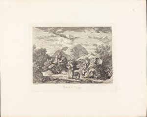 Rocca di Mezzo autorstwa Ludwig Richter