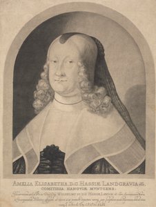 Amelia Elisabetha, landgraf Hesji autorstwa Ludwig von Siegen