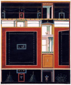 Dekoracje ścienne z Domu Aulus Vettius, Pompeje, ok. 36-39 rne, 1897