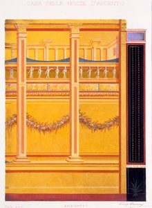 Dekoracje ścienne z Domu Srebrnego Wesela, Pompeje, 1897 r.