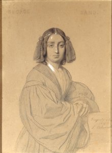 Portret George Sand, 1837.