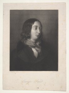 Portret George Sand, 1837.