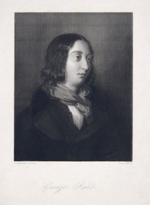 Portret George Sand, wyd. 1837 (grawerowanie)