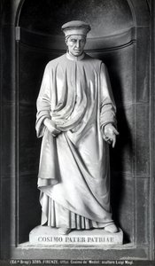 Posąg Cosimo de Medici autorstwa Luigi Magi