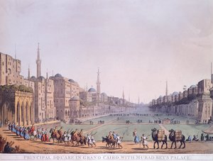 Główny plac w Kairze — Luigi Mayer autorstwa Luigi Mayer
