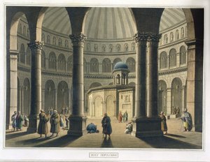 The Holy Sepulchre, wyd. William Watts, 1806 autorstwa Luigi Mayer