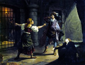 Le Fere (Il Trovatore) autorstwa Giuseppe Verdiego (1813-1901). chromolitografia: Luigi Morgari