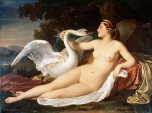 Leda i łabędź, 1840-1850.