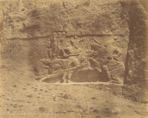 4 [Naksh-i Rustam, w pobliżu Persepolis], lata czterdzieste i sześćdziesiąte XIX wieku. autorstwa Luigi Pesce