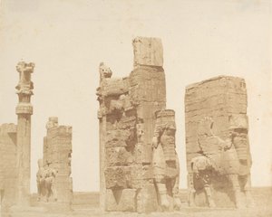 Starożytna brama do Persepolis, 1858. autorstwa Luigi Pesce