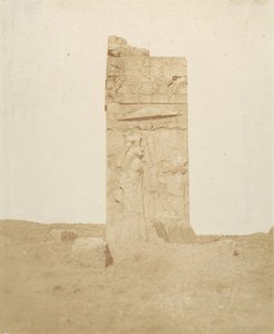 Ruiny na trzecim tarasie, Persepolis, 1858. autorstwa Luigi Pesce