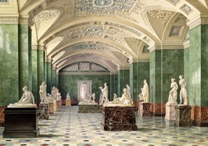 Pierwsza sala rzeźby współczesnej, Nowy Ermitaż, 1856