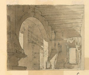 Scenografia, Wnętrze Kuchni autorstwa Luigi Ricci
