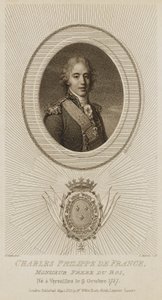 Charles Philippe de France autorstwa Luigi Schiavonetti