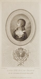 Ludwik XVII, król Francji autorstwa Luigi Schiavonetti