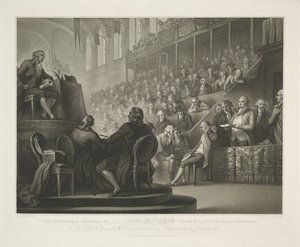 Toespraak van Lodewijk XVI Pamiętny adres Lewisa XVI w barze Zjazdu Narodowego (tytuł na przedmiocie) autorstwa Luigi Schiavonetti