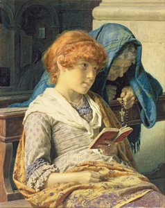 W kościele, 1883 autorstwa Luigi da Rios