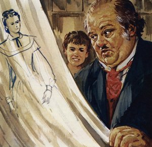Renoir rozwinął zadziwiającą zdolność do rysowania (kolorowa litografia)
