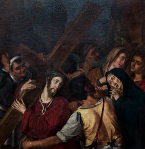 Niesienie krzyża autorstwa Luis Pascual Gaudi