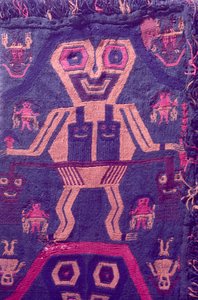 Tekstylia, Kultura Paracas, Peru, 2015.